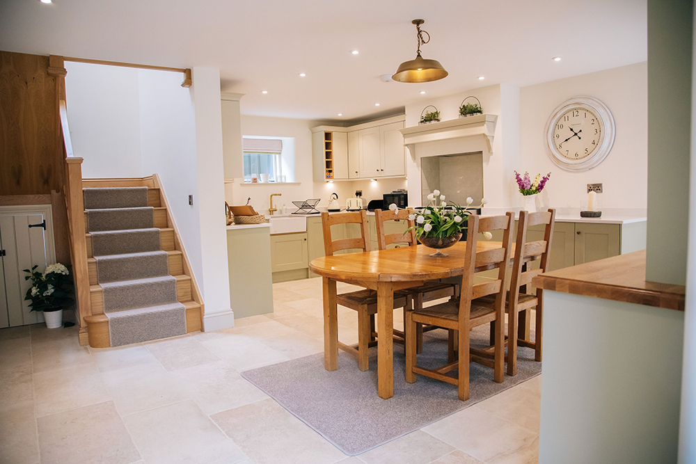 The kitchen at The Cottage a self-catering cottage in Peak District